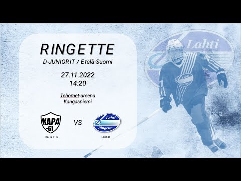 Ringette: KaPa-51 D - Lahti D 27.11.2022 klo: 14:20