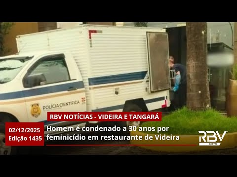 RBV Notícias Videira e Tangará - 02/12/2025 - Edição 1435