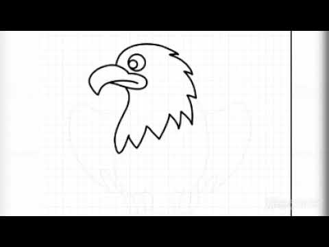 как легко нарисовать орла