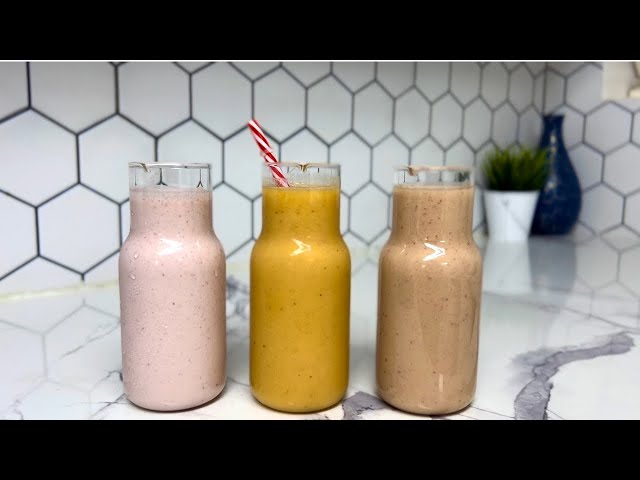 YOU NEED ONLY 3 INGREDIENTS FOR THESE 3 SMOOTHIES | DIARYOFAKITCHENLOVER #smoothies #recipe