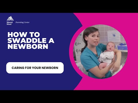 How to Swaddle a Newborn - YouTube