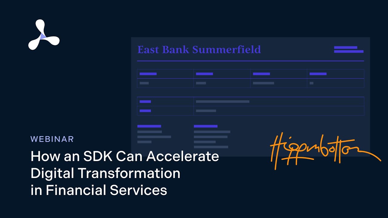 How an SDK can accelerate digital transformation in financial services