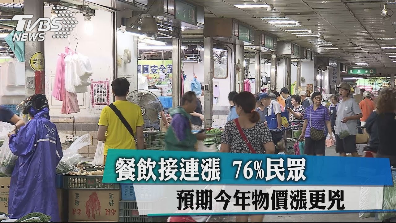 餐飲接連漲76%　民眾預期今年物價漲更兇