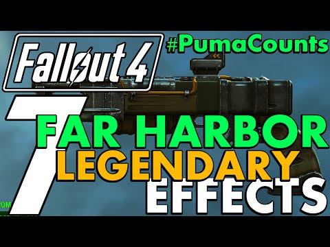 Top 7 Best Legendary Weapon Effects from Far Harbor DLC for Fallout 4 #PumaCounts