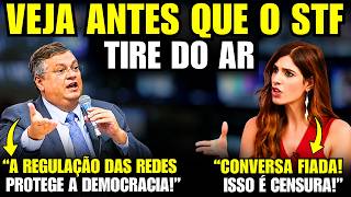 Demétrio GRITA QUE O STF QUER CENSURA e Sadi corta fala dele ao vivo na Globo!