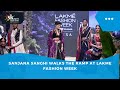 Sanjana Sanghi Walks The Ramp At Lakme Fashion Week
