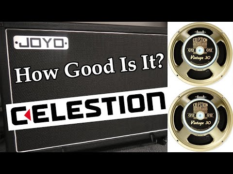 Joyo 212V 2x12' Cabinet With Celestion Vintage 30s #celestion #joyo #vintage30