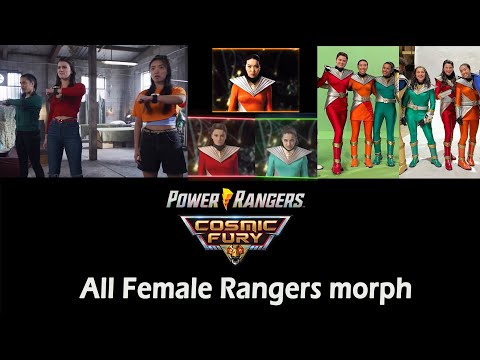 Power Rangers Cosmic Fury All Heroine morph [FANMADE]