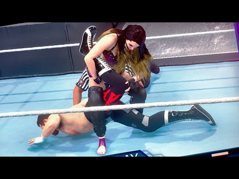 WWE 2K20: Paige vs Sami Zayn Intergender Wrestling