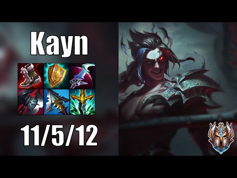 Kayn vs Nidalee JUNGLE - Patch 12.12 euw1 CHALLENGER