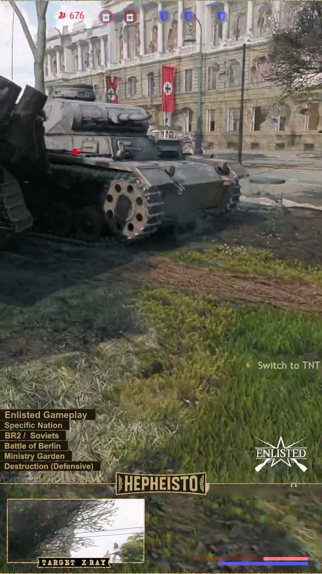 Engineer eliminates Panzer III E with TNT Charge