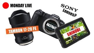 Tamron 17-28mm f/2.8 FE Rumor, Canon EOS RP Missing Video Specs, Atomos Shinobi, and More