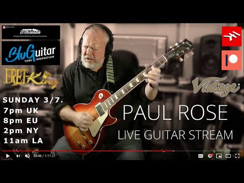 Paul Rose - Live Guitar Stream #288