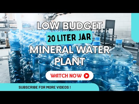 Mineral Water 20 Liter Jar Plant