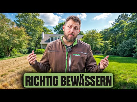 Wie viel Wasser braucht ein Rasen WIRKLICH? Rasen richtig bewässern - Anleitung