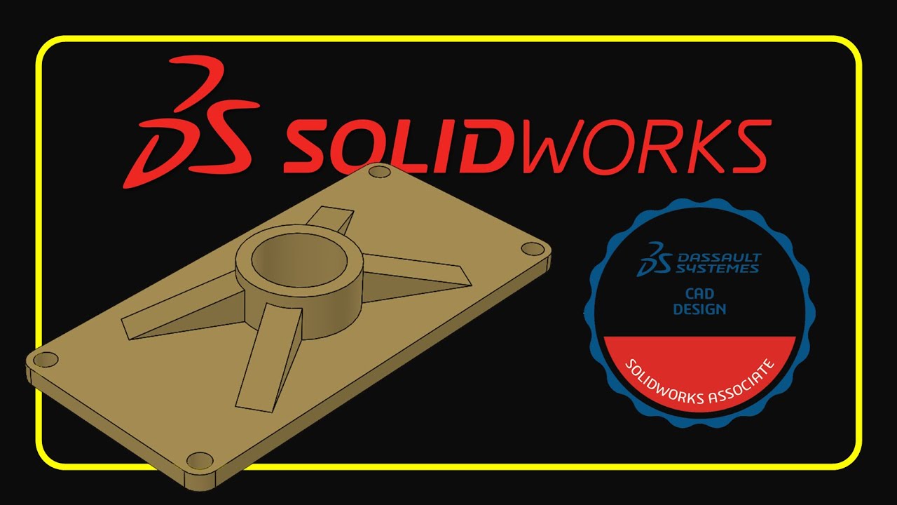 Section D Problem 2 - CSWA Mock Exam | SolidWorks Certification Practice