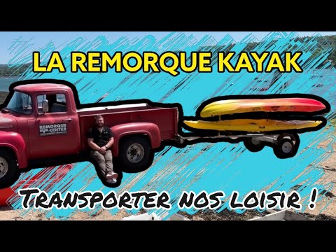 Remorque Porte-Kayak & Planche - 1 et 2 Places - PTAC : 340 Kg - Référence SW385M16 - Transport de bateaux/ kayaks/ jet-ski_5