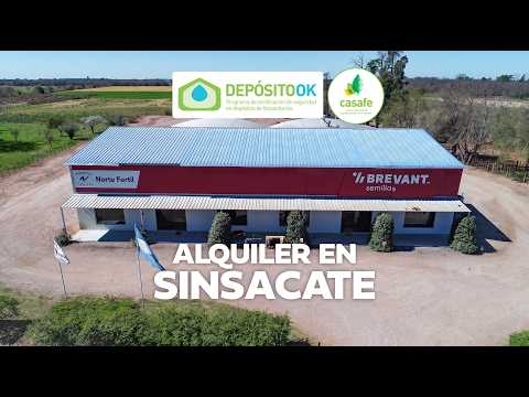 DEPÓSITO EN ALQUILER CON CERTIFICACIÓN CASAFE EN SINSACATE – CÓRDOBA