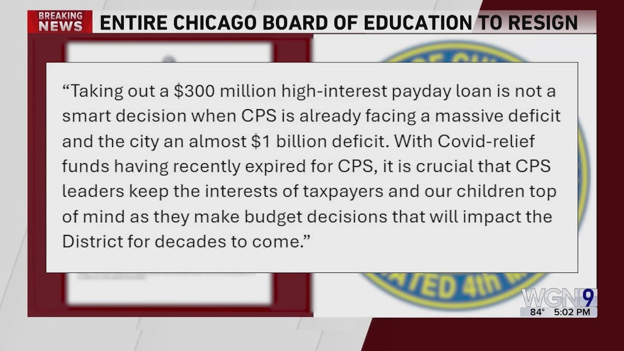 City leaders react to resignation of Chicago Board of Education