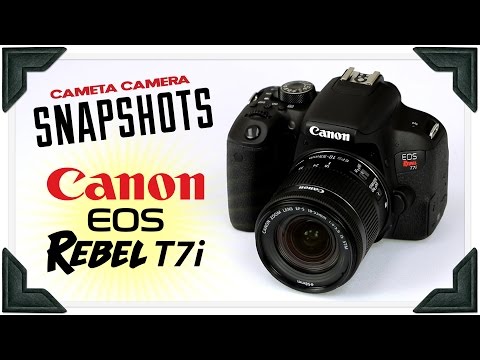 Cameta Camera SNAPSHOTS - Canon EOS Rebel T7i