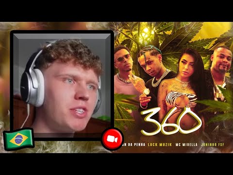 FIRST REACTION TO FAZ O 360 - Luck Muzik, MC Mirella (Official Video) | Brazilian Music Reaction