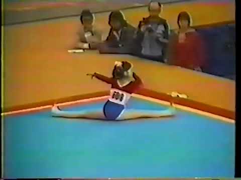 Jana Labakova 🇨🇿 FX AA 9.700 1980 Junior European Championships