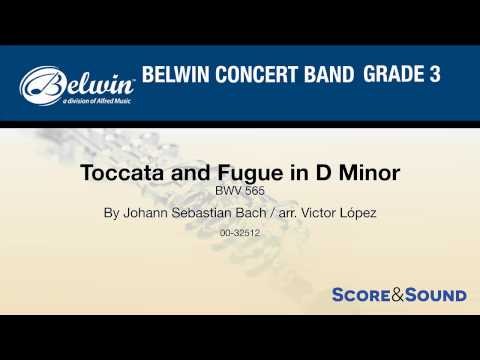 Toccata and Fugue in D Minor, arr. Victor López – Score & Sound