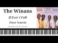The Winans - If Ever I Fall - Piano Tutorial