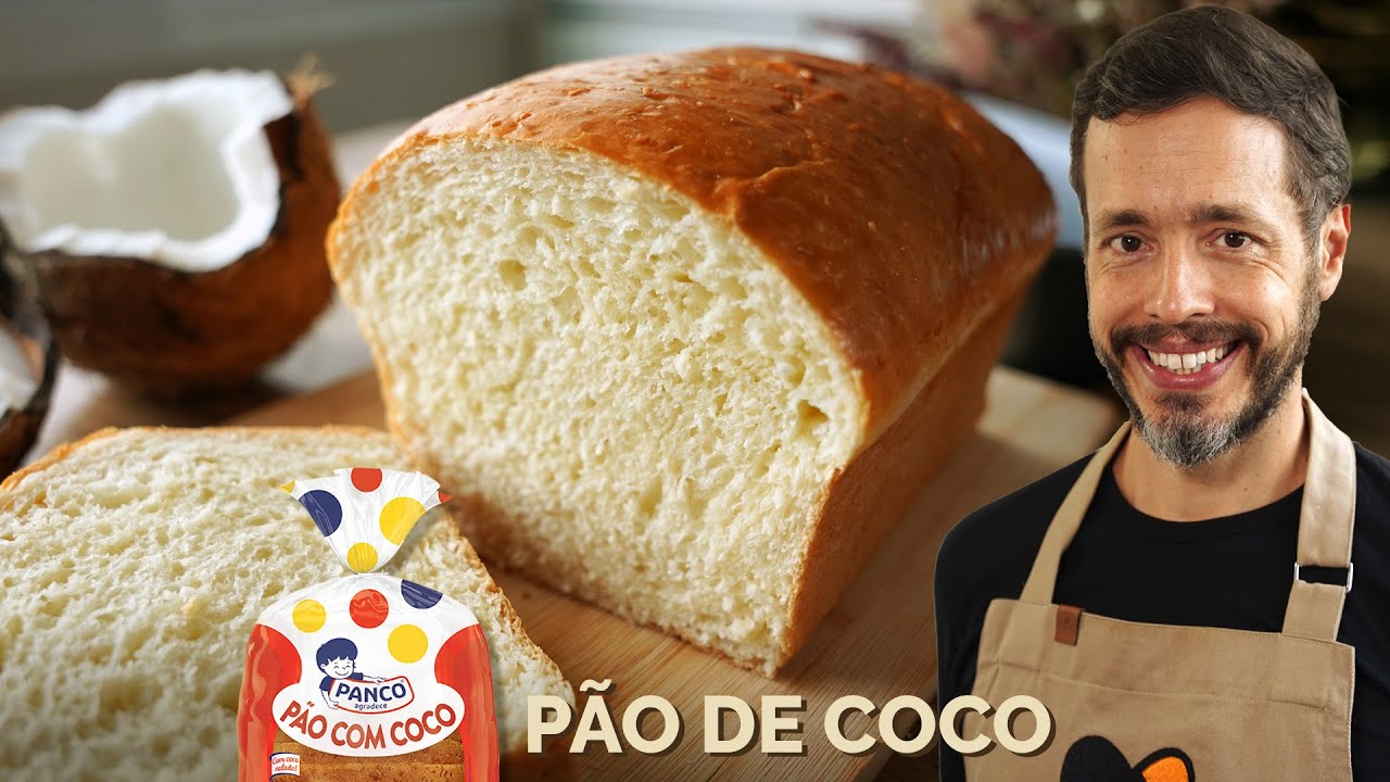 PÃO DE COCO DE FORMA - Receita caseira do queridinho do supermercado