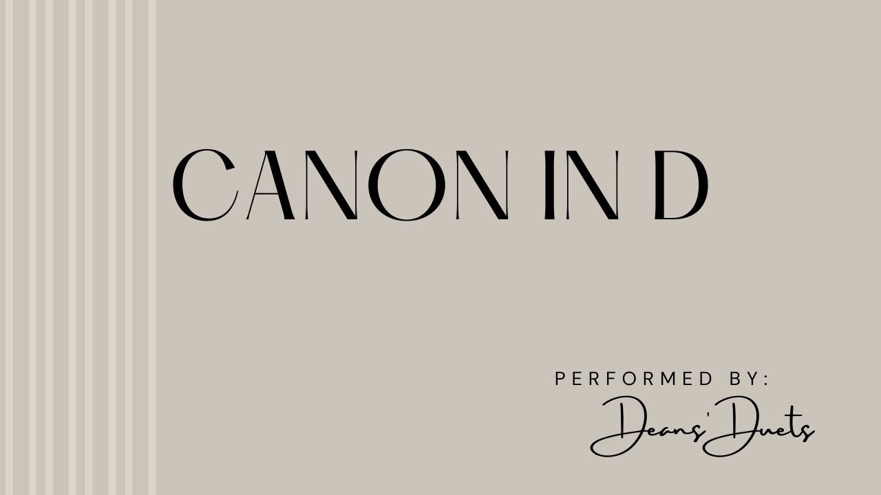 Promotional video thumbnail 5 for Deans' Duets
