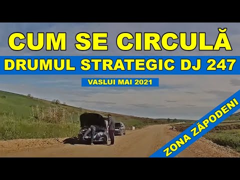 Drum Strategic DJ 247 VASLUI zona Capu Dealului - Zapodeni in mai 2021