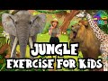 Jungle Exercise For Kids Indoor Workout For Children No Equipment PE Lesson For Kids