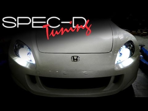 SPECDTUNING INSTALLATION VIDEO: 2000-2003 S2000 AP1 PROJECTOR HEADLIGHTS
