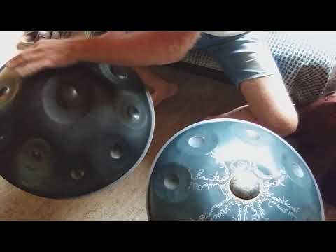 Two Handpans one
