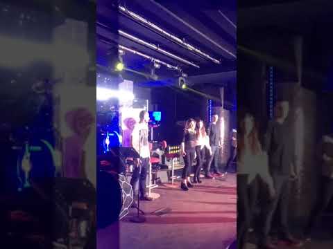 Argo perform Utopian Land for INFE Greece at the Good luck party before Stockholm in Ipogio 22