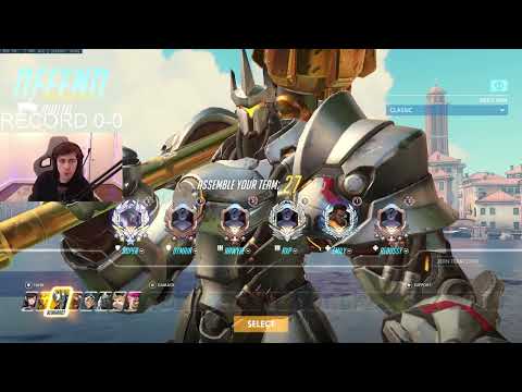 SUPER INSANE REINHARDT GAMEPLAY OVERWATCH SEASON 32 TOP 500