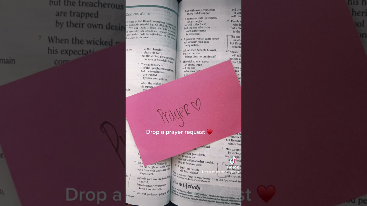 Drop a prayer request ♥️