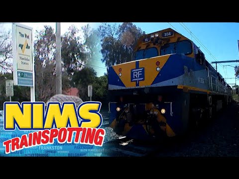 A day at Mordialloc Station (featuring QUBE's 6-loco lash up)