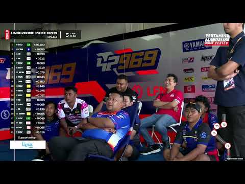 [FULL RACE] RACE 2 UNDERBONE 150CC OPEN - PERTAMINA MANDALIKA RACING SERIES ROUND 4