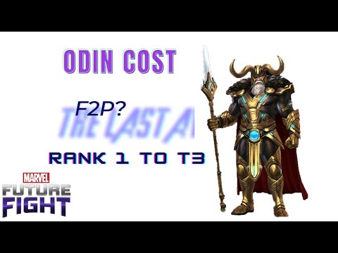 FULL COST OF ODIN- FROM RANK1 TO T3- MARVEL FUTURE FIGHT #MFF