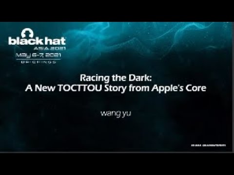 Racing the Dark: A New TOCTTOU Story From Apple's Core