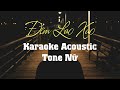 KARAOKE - ĐÊM LAO XAO - TONE NỮ (Beat Guitar Acoustic) | MINHRAUBEAT