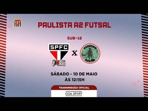SUB-12/ SÃO PAULO B X PEQUENO MESTRE | CAMPEONATO PAULISTA A2 FUTSAL 2025