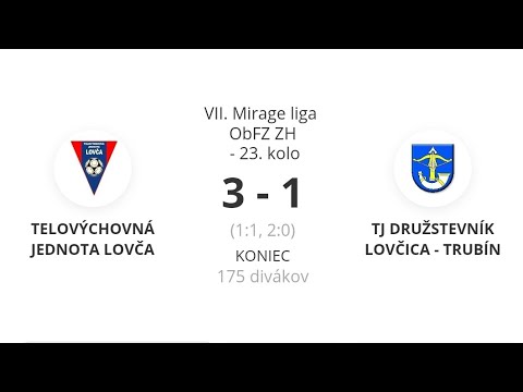 TJ Lovča 3:1 TJ Družstevník Lovčica  Trubín