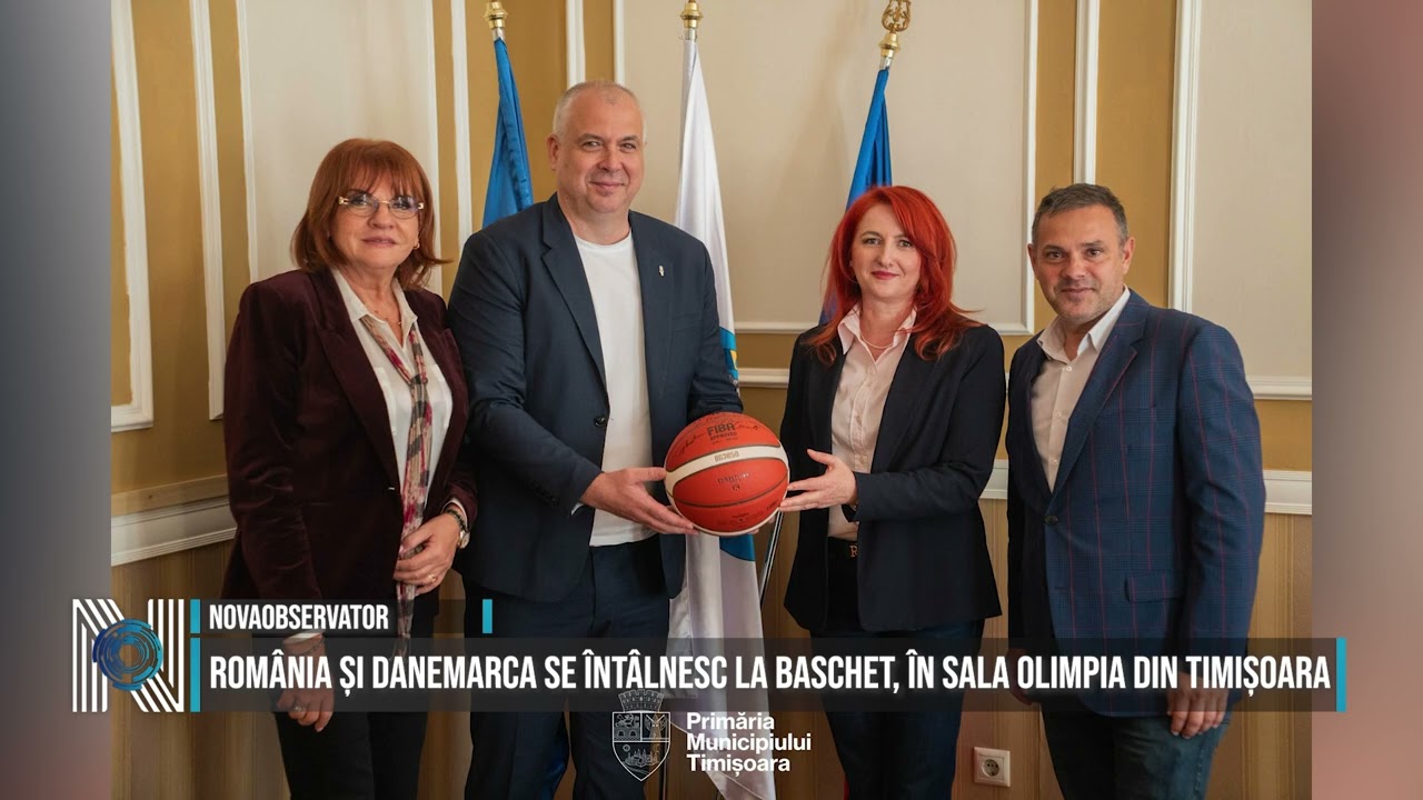 România și Danemarca se întâlnesc la baschet, în Sala Olimpia din Timișoara