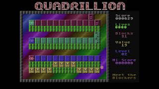 QUADRILLION =+ ATARI XL / XE - VBXE += GAME REVIEW