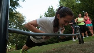 preview picture of video 'American Parks Outdoor Fitness Equipment in action'
