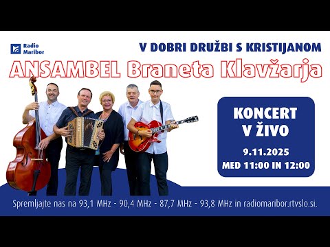 🎶 Koncert v živo z ansamblom Braneta Klavžarja 🎶