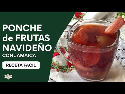 Ponche de Frutas Navideño con Jamaica