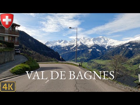 Driving Switzerland 🇨🇭 | Descent from Verbier 4K Scenic Drive